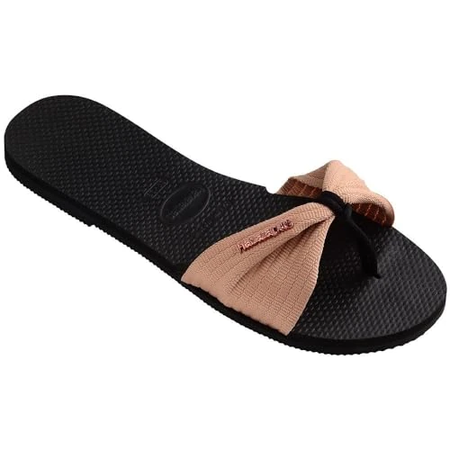 Oferta limitowana: Havaianas Damskie sandały You St Tropez Basic, Black Light Pink, 33/34 EU z 53.35 zł na 53.35 zł (oszczędź 0.00%)