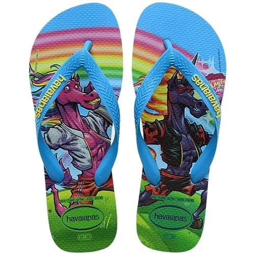 Offerta a tempo: Havaianas Fortnite Unisex - Adulto FlipFlop Blue 37 EU - 36% da 28.00 € a 17.96 €