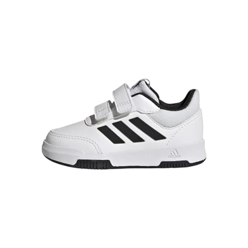 adidas Unisex - Bimbi 0-24 Tensaur Hook And Loop Shoes, Cloud White/Black/Core Black, 19 EU