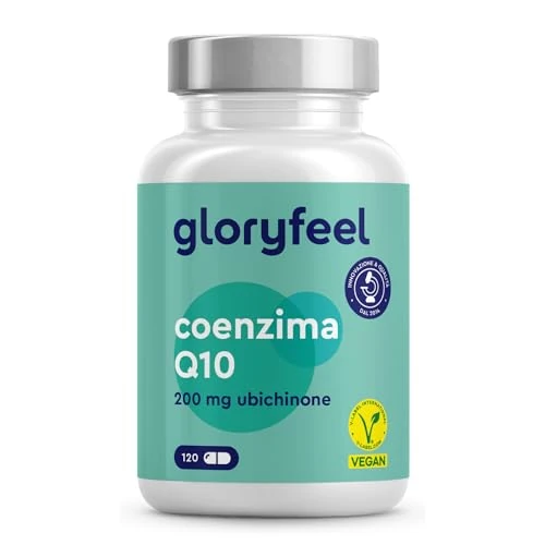 Zeitlich begrenztes Angebot: Coenzym Q10 Hochdosiert - 200mg pro Kapsel - 120 vegane Kapseln (4 Monate) - CoQ10 aus pflanzlicher Fermentation - Laborgeprüft, ohne Zusätze in Deutschland hergestellt von 29.99 € auf 29.99 € (0.00% Rabatt)