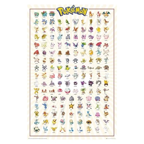 ABYSTYLE – Poster POKÉMON – Région (Kanto)