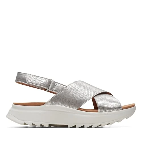 Offerta a tempo: Clarks DashLite Wish Womens Silver Metallic, 3.5 - 46% da 89.95 € a 48.99 €