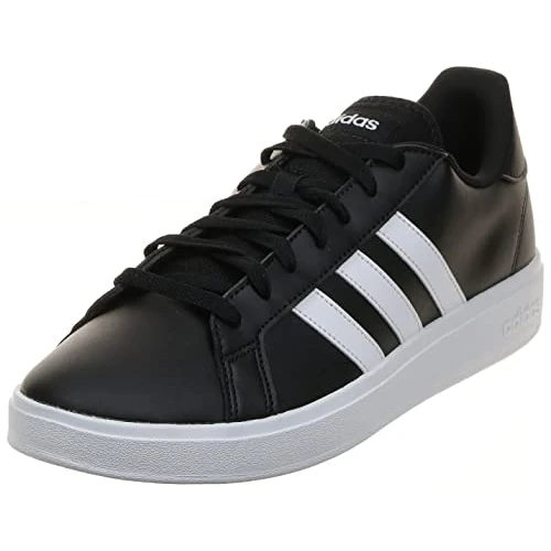 adidas Homme Grand Court Base 2.0 Shoes, Core Black/Cloud White/Core Black, 47 1/3 EU