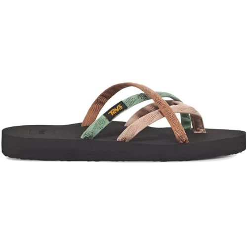 Tijdelijke aanbieding: Teva Olowahu W's Teenslippers voor dames, Mixed B Maple Sugar Multi, 36 EU van 34.26 € naar 34.26 € (0.00% korting)