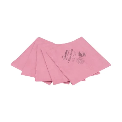 Offerta a tempo: Vileda Professional,Panno microfibra riciclata r-MicronQuick,Rosso,5pz - 0.00% da 20.00 € a 20.00 €