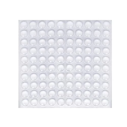 Zeitlich begrenztes Angebot: 100 Stück Elastikpuffer, Möbelpuffer Selbstklebend, Transparent Schutzpuffer Anschlagdämpfer, Bumper Pads für Möbel, Notebook, Schränke, Schubladen von 3.99 € auf 3.99 € (0.00% Rabatt)