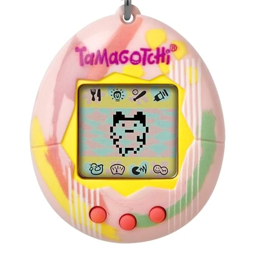 Offerta a tempo: Tamagotchi original – Bandai – Art Style – Animale elettronico virtuale con schermo a colori, pulsanti, giochi – Animale interattivo – Giocattolo per bambini 8 anni e + in italiano – 42883 - 0.00% da 24.99 € a 24.99 €