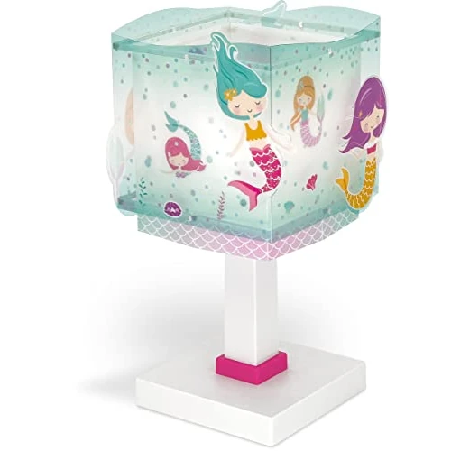 Tijdelijke aanbieding: Dalber kinder tafellamp Bureau kinderkamer kinderlamp Marmaids Zeemeerminnen van 27.95 EUR naar 27.95 EUR (korting 0%)
