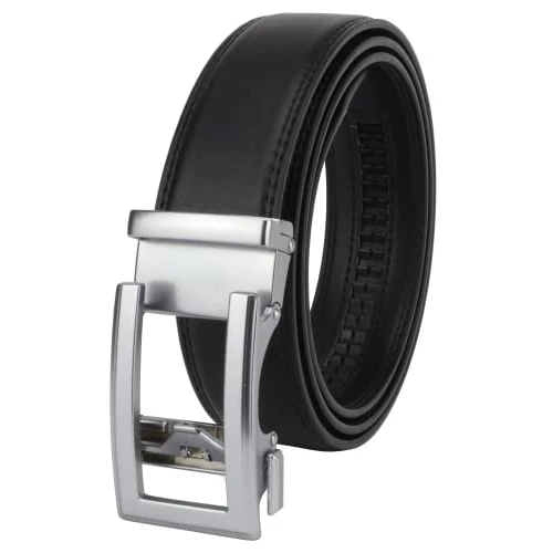 Oferta limitada: Masters & Stylists Cinturón hombre Negro, Cinturon Hebilla Automática Sin Agujeros, Cinturones cuero Elegante y Resistente, Regalo Hombre, Cinto Ancho 3,5 cm Longitud 110 cm de 25.56 € a 25.56 € (ahorro 0.00%)