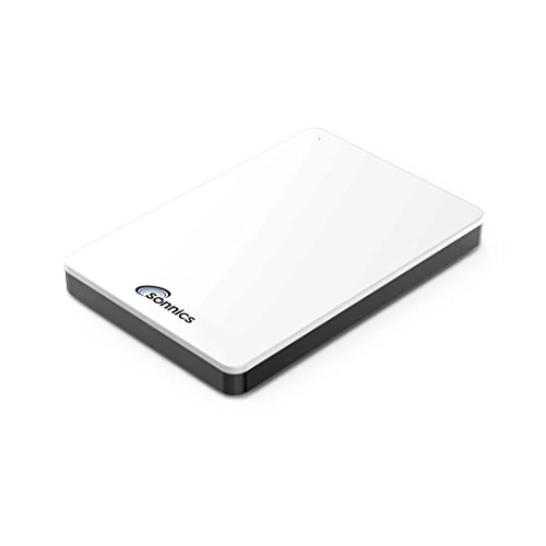 Limitiertes Angebot: Sonnics 500GB Weiß Externe tragbare Festplatte Typ C USB 3.1 kompatibel mit Windows-PC, Mac, Smart TV, Xbox One/Series X und PS4/PS5 von 26.99 EUR auf 19.85 EUR (Spare 26%)