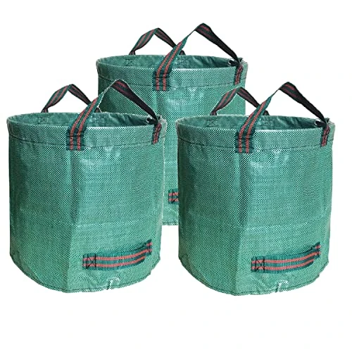 Zeitlich begrenztes Angebot: 3er Set Gartensack -500L Gartenabfallsack mit extra verstärktem Boden -Heavy Duty Gartenarbeit Säcke, Rasen-Säcke, wiederverwendbare Mülleimer, für Gras Laub Gartenabfall Grünschnitt von 28.99 € auf 28.99 € (0.00% Rabatt)