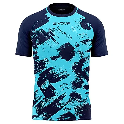 Offerta a tempo: GIVOVA Shirt Art Interlock M/C Turchese/Blu Tg. XS - 0.00% da 8.00 € a 8.00 €