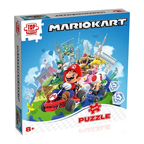 Winning Moves - 500 Piece Mario Kart Around The World Puzzle