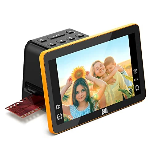 Limited-time offer: KODAK RODFS70 Kodak Slide And Scan Digital Film Scanner 7 Inches Max - Large 7 Inches LCD Screen, Convert Color and B and W Negatives and Slides 35 mm, High Resolution 22 MP JPEGs,Black from 184.25 £ to 184.25 £ (save 0.00%)