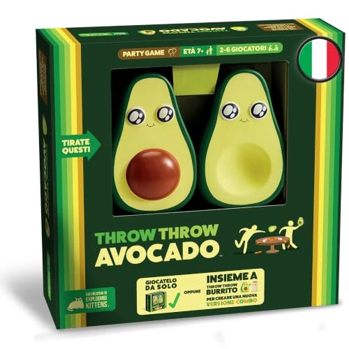 Offerta a tempo: Asmodee – THROW THROW AVOCADO – Party Game Divertente - 53% da 29.99 € a 13.99 €