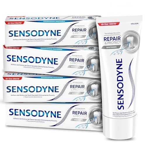 Beperkte aanbieding: Sensodyne Repair & Protect Whitening Tandpasta voor gevoelige tanden, dagelijks gebruik, 4 x 75 ml van 21.69 EUR naar 19.99 EUR (besparing 8%)