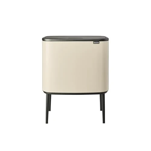 Zeitlich begrenztes Angebot: Brabantia - Bo Touch Bin 3x11L - Großer Mülleimer für die Küche - Soft-Touch-Öffnung - Entnehmbarer Inneneimer - Rutschfest - Einfaches Recycling - Inklusive Müllbeutel - Soft Beige - 54 x 31 x 68 cm von 189.95 € auf 168.90 € 