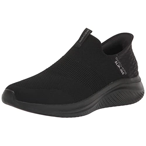 Skechers - Scarpe Slip-in Ultra Flex 3.0 Smooth Step da Uomo, Nero, 10 Wide