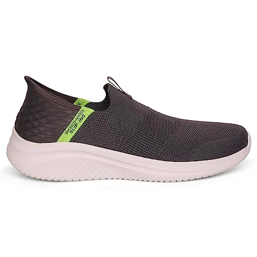 Offerta a tempo: Skechers Ultra Flex 3.0 Smooth Step, Sneaker Uomo, Grey Knit Trim, 39.5 EU - 32% da 99.95 € a 67.82 €