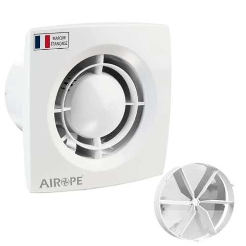 Offre limitée : Airope -AC- 100 mm Ventilateur,Extracteur d'Air avec Clapet Anti-Retour,VMC,Faible Consommation d'énergie,pour Salle de Bain,Cuisine,Bureau,WC,Silencieux,Garantie 5 ANS de 25.90 € à 25.90 € (0.00% de remise)