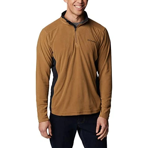 Columbia Klamath Range 2 Half Zip Pull en polaire Homme, Delta/Black, XXL