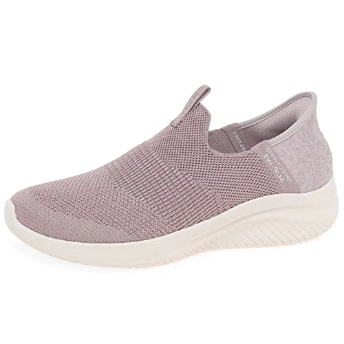 Skechers Ultra Flex 3.0 - Vlotte stap Sneaker dames, Mauve Gebreide Jersey Trim, 39.5 EU