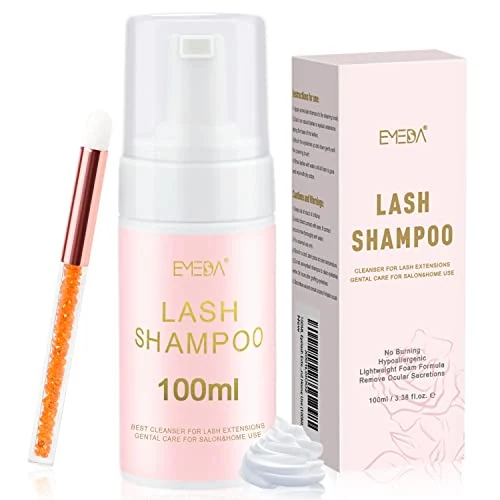 Zeitlich begrenztes Angebot: 100ML Wimpernshampoo mit Bürste Wimpern Extensions Shampoo Für Salon Wimpernschaum Reiniger 100Ml Heimanwendung Wimpern Shampoo Eyelash Cleanser by EMEDA von 9.99 € auf 9.99 € (0.00% Rabatt)