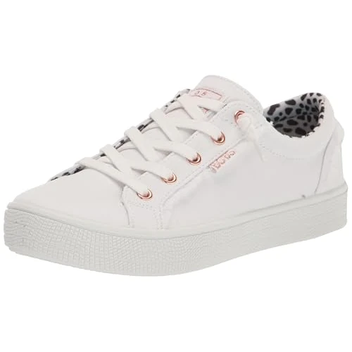 Zeitlich begrenztes Angebot: Skechers Damen Bobs B Extra Cute 2Cute4U Trainers, White Canvas, 36 EU von 49.95 € auf 46.55 € (7% Rabatt)