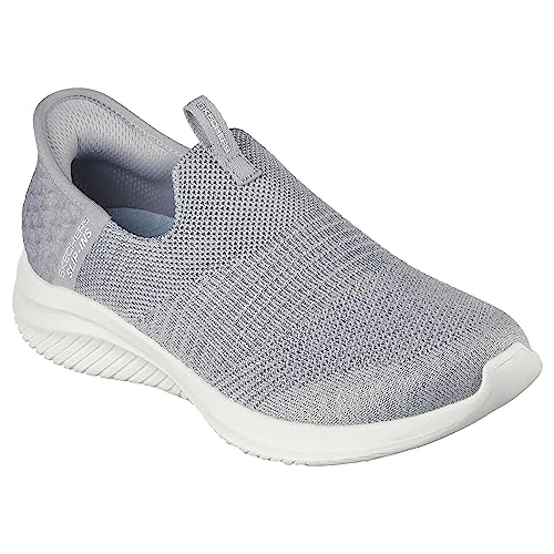 Oferta limitada: Skechers Ultra Flex 3.0 Smooth Step, Zapatillas Mujer, Light Grey Knit Jersey Trim, 36 EU de 99.95 € a 69.65 € (ahorro 30%)