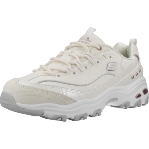 Offre limitée : Skechers Femme 149267 Wlv, Garniture Lavande Duraleather Blanc, 35 EU de 94.95 € à 46.55 € (51% de remise)