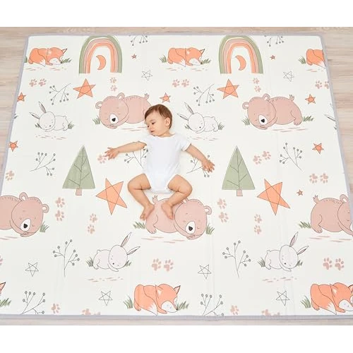 Oferta limitada: Alfombra Gateo Infantil Impermeable, Reversible y Plegable 160x180x1cm. Certificado CE. Esterilla Bebe Ideal para la habitación del niño o la niña. Gran Formato SUPERBE BEBE Regalo Bebe de 34.90 € a 24.90 € (ahorro 28.65%)