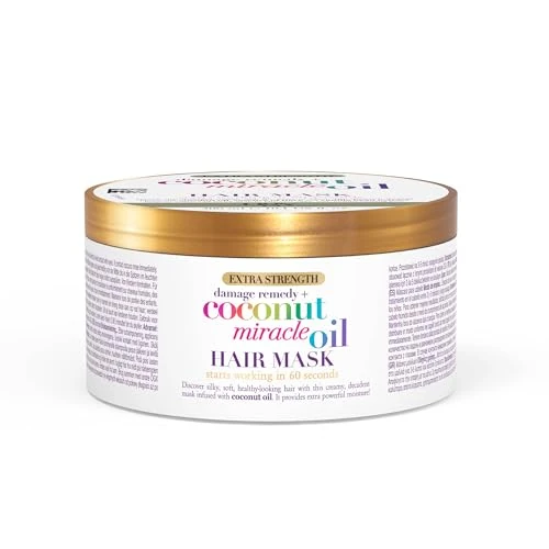 Begrenztes Angebot: OGX Extra Strength Coconut Miracle Oil Hair Mask Haarmaske mit Kokosöl & Vanilleschotenextrakt für trockenes & krauses Haar, 300ml von 8.96 EUR auf 6.99 EUR (Rabatt 22%)