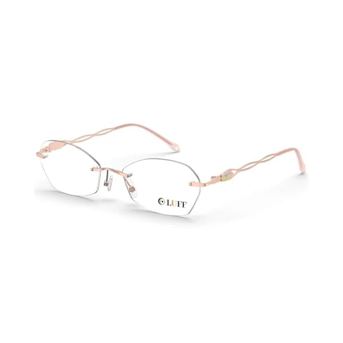 Offerta a tempo: LUFF Occhiali Lettura Senza Montatura Donna, Metallo 16g - 0.00% da 17.99 € a 17.99 €