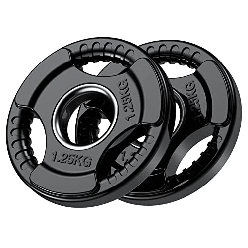 Oferta limitada: PhysKcal 2 x 1,25 kg Disco Olímpico 50 mm, disco de peso Tri-Grip de 25.99 € a 25.99 € (ahorro 0.00%)