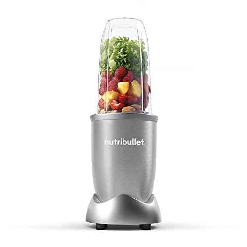 Zeitlich begrenztes Angebot: nutribullet Pro, 900 Watt Leistung, Einfach und schnell in der Anwendung, Kompakt, Leicht zu reinigen, Mit 700 ml Becher, Smoothiemixer, Smoothie Maker, Elektrischer Mixer, Silber, NB904S von 91.90 € auf 91.90 € (0.00% Rabatt)