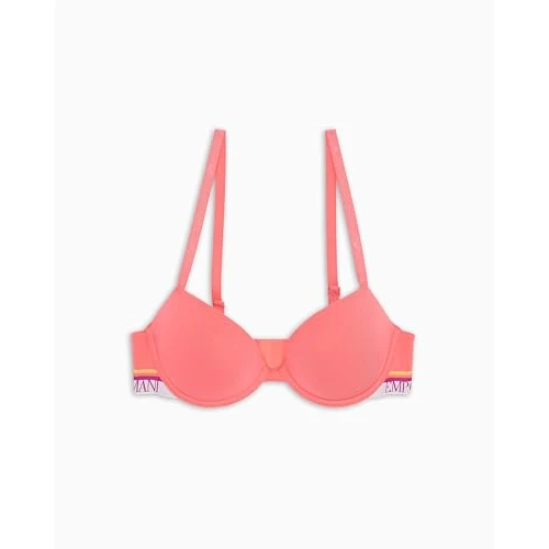 EMPORIO ARMANI Push UP Bra, Soutien-Gorge Push-up Femme, Neon Pink,