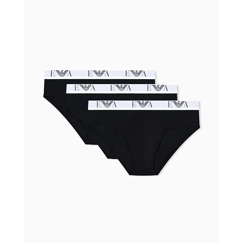 Oferta limitada: Emporio Armani Man'S Bold Monogram - Paquete de 3 Calzones, Color Negro, Talla XL, Negro/Negro/Negro, XL de 33.00 € a 28.05 € (ahorro 15%)