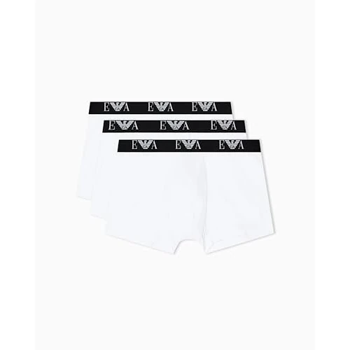 Limited offer: Emporio Armani Men's Bold Monogram 3 Pack Trunk, White/White/White, X-Large from 55.00 EUR to 55.00 EUR (save 0%)