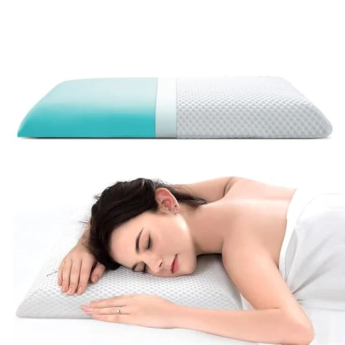 Limited-time offer: AOTOZE Thin Pillow for Adults | Flat Memory Foam Pillow for Stomach Sleeper,Side Sleeper | Low Profile，Slim，Thin，Flat | Oeko-TEX & CertiPUR-US Double Certification 60x40x6 cm from 32.99 £ to 32.99 £ (save 0.00%)