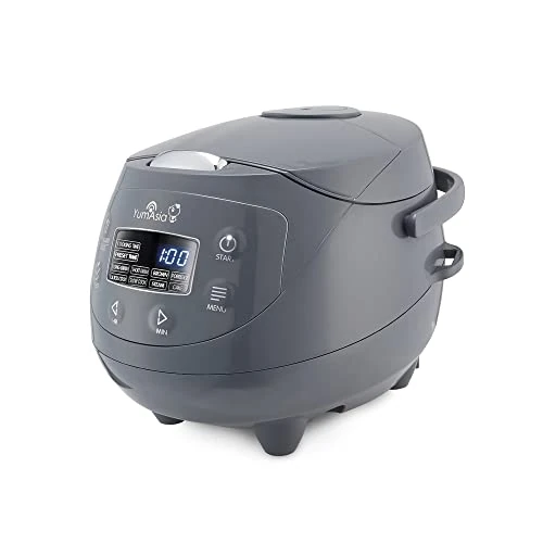 Offerta a tempo: Yum Asia Panda Mini Cuociriso con Ciotola in Ceramica Ninja e Advanced Fuzzy Logic (3,5 tazze, 0,63 litri) 4 Funzioni di Cottura del Riso, 4 Funzioni Multicooker, Display LED - 0.00% da 114.90 € a 114.90 €