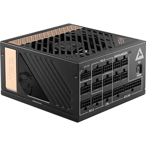 Oferta limitada: MSI Meg Ai1300P PCIE5 Fuente de Alimentación 1300W, 80 Plus Platinum, ATX 3.0 Totalmente Modular, Soporte GPU PCIe 5.0, Condensadores Japoneses, Gaming Intelligence, Cables con Funda de 325.95 € a 325.95 € (ahorro 0.00%)