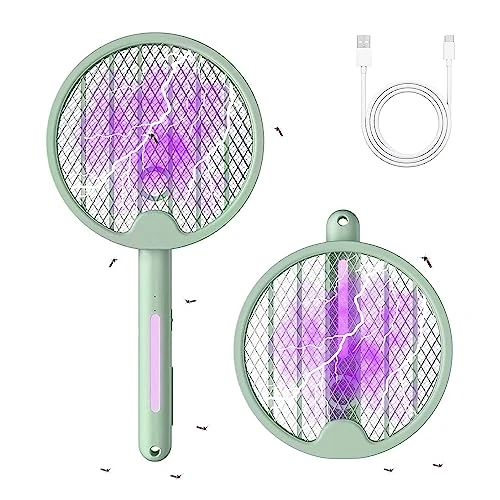Offre limitée : Raquette Anti Moustique Pliant 3000V. Rechargeable par USB avec Mode Automatique. Raquette Électrique Anti-Moustiques LED UV Mode Intelligent Protège la Chambre Pendant Le Sommeil. de 18.85 € à 18.85 € (0.00% de remise)