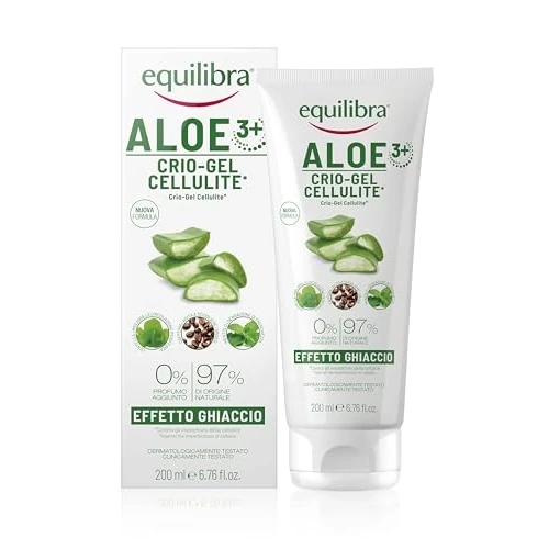 Zeitlich begrenztes Angebot: equilibra Körper, Aloe Crio-Gel Cellulite, frisches Gel auf Basis von Aloe Vera und Aloe 3+, fördert die periphere Durchblutung, Kontrast, Feuchtigkeitsretention, Cellulite und Orangenhaut, 200 ml von 11.93 € auf 11.93 € (0.00
