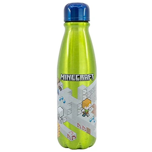 Offre limitee: BOUTEILLE EN ALUMINIUM POUR ENFANTS DE 600 ML | MINECRAFT ISOMETRIC de 11.99 EUR a 11.99 EUR (economie 0%)
