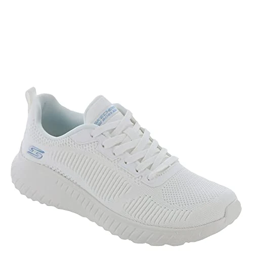 Skechers Damskie sneakersy Bobs Squad Chaos Face Off, biały, 8 UK Wide