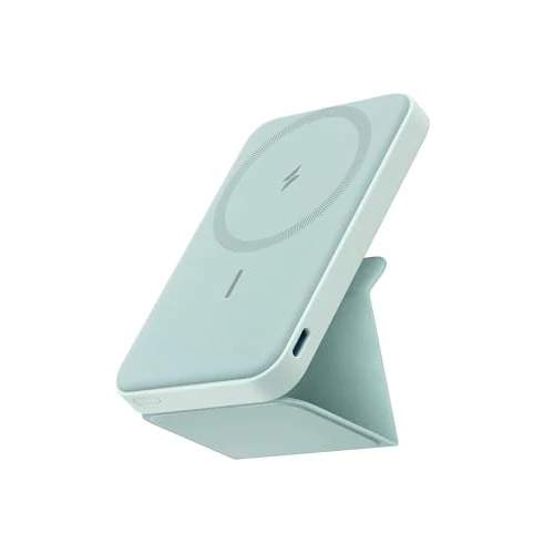 Offerta a tempo: Anker Power Bank Magsafe 5000 mAh con Magsafe 622 Magnetico Senza Fili (MagGo), Powerbank Magnetico Pieghevole con USB-C per iPhone 17 Pro Max/Serie 16-12(Verde) - 40% da 35.99 € a 21.49 €