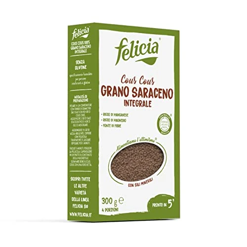 Begrenztes Angebot: Andriani Felicia Cous Cous Grano Saraceno Integrale 300 G von 2.77 EUR auf 1.99 EUR (Rabatt 28%)