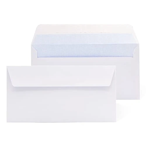 Limited-time offer: American White Envelopes No Window Self Adhesive with Silicone Strips Ideal for Mailing Documents in Various Sizes Ofituria (Pack of 50) from $20.77 to $20.77 (save 0.00%)