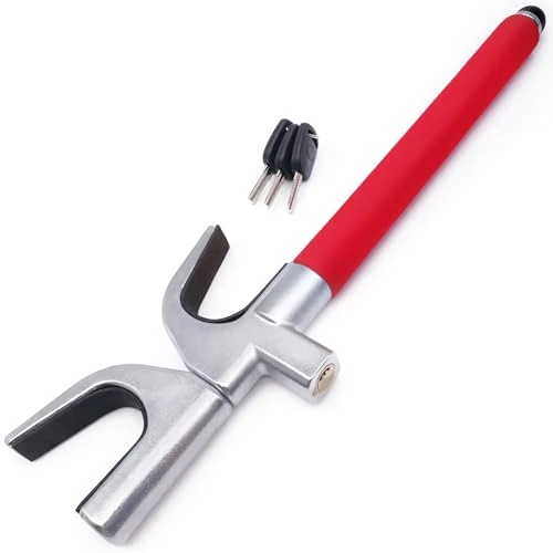 RADIKAL RK1002 Antifurto Auto, Blocca Sterzo Sicurezza Premium, Blocco Volante Piu Forte, Alta Visibilitá e Deterrente, Bloccasterzo Meccanico Universale per Automobile SUV Macchina Furgone Camper