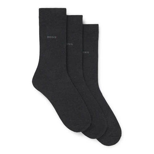 Limited-time offer: BOSS Mens 3P RS Uni CC Three-pack of cotton-blend socks in a regular length from 20.00 £ to 20.00 £ (save 0.00%)